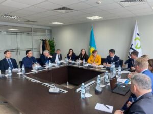 “Халықаралық жасыл технологиялар және инвестициялық жобалар орталығы” КЕАҚ базасында Тегеран Конвенциясы шеңберінде ынтымақтастық мәселелері бойынша World Bank және UNEP өкілдерімен кездесу өтті