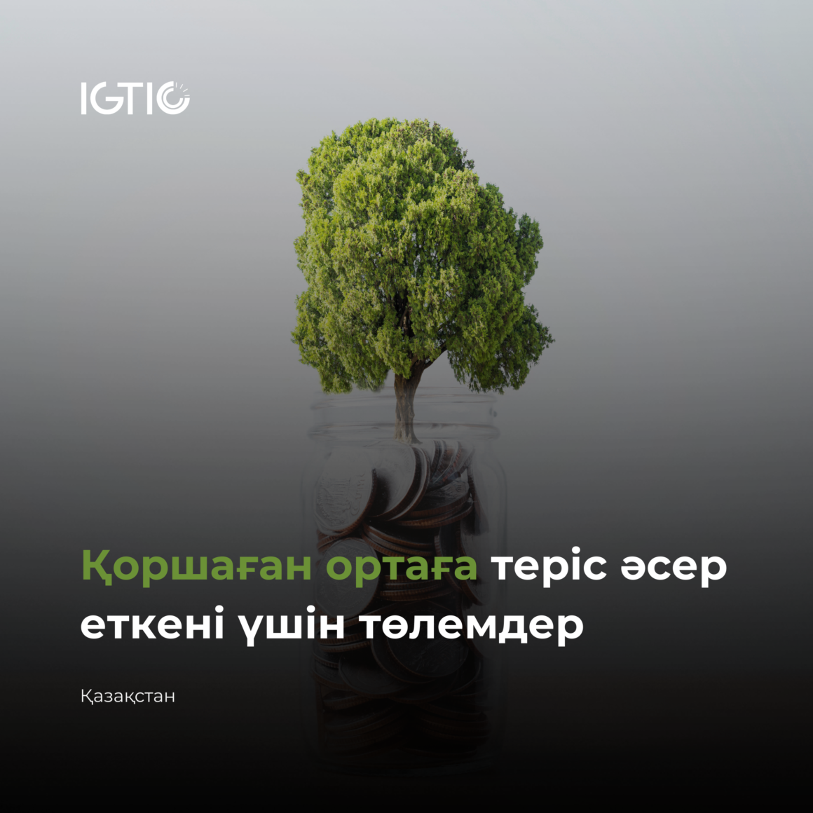 О платежах за негативное воздействие на окружающую среду в Казахстане