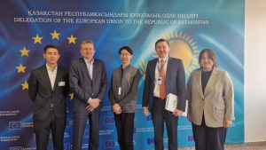 ХЖТИЖО Қазақстандағы ЕО Өкілдігінің Ынтымақтастық бөлімінің басшысы Йоханнес Баурмен кездесу өткізді