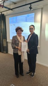 French Organization CITEPA Presents Certificate of Recognition to IGTIC in Stockholm