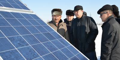 Construction of a solar power plant with a capacity of 100 MW in Shu district of Zhambyl region